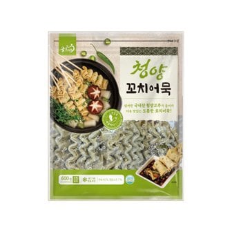  매운오뎅 굿프랜즈 청양사각꼬치어묵 600g