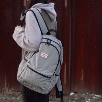 마스마룰즈 [에어팟파우치세트] Layered backpack _ Gray