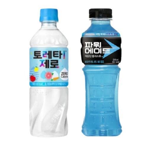 한번에먹자 쇼핑몰 이온음료 토레타 제로 500ml 10개 + 파워에이드 마운틴 블라스트 600ml 10개 / 총 20개(1)