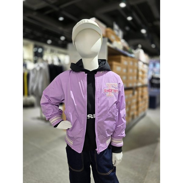 [파주점] 키즈 로고 포인트 바시티 점퍼(FK2JKG3401X-LAC)