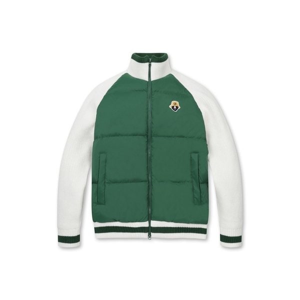 (MEN) Knit Hybrid Full Zip Jumper(Green)_G4UAW24831GRX