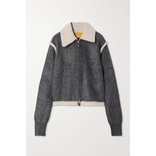 게스트인레지던스 그리즐리 프랭키 부클 트림 브러시드 캐시미어 재킷 46376663162950290