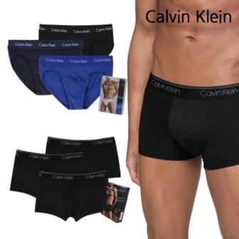Calvin Klein CK 남자팬티 드로즈/삼각 3개세트 로우라이즈 2종택1