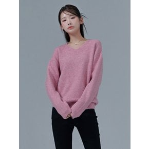 여성 보카시 V-NECK 스웨터_CFRG5273D0P