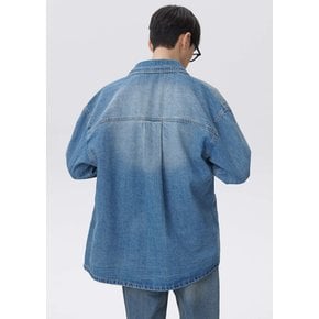 오버핏 릴렉스 빈티지 데님 셔츠자켓 PWTF1LSL23M