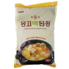 (냉장)몽고 백된장 4kg