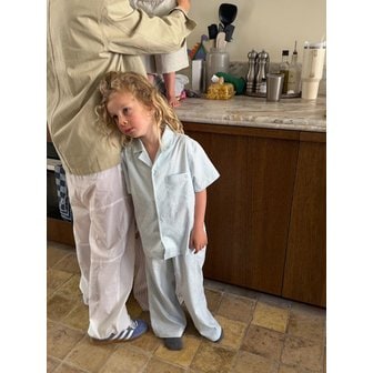 nau KIDS 시어서커 이지 팬츠 Light Blue