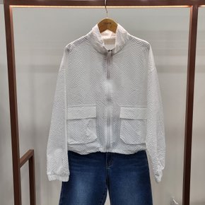 엠보바스락하이넥숏점퍼MQ4WJP05_GN