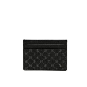 닥스 DBHO1F131BK [LOUIS PVC]블랙 가죽 DD 패턴 카드홀더