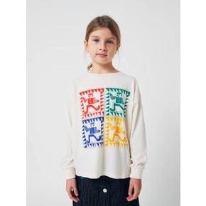 25AW 레인보우 미스터 펜슬 롱슬리브 티셔츠 B225AC020