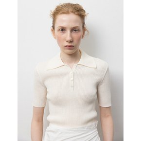 Collar Knit_Ivory