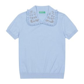 Beading soft t-shirt_11HED300Q2K3