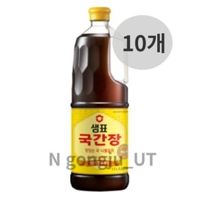 샘표 발효 명가 국 찌개 전골 요리 국간장 1.7L 10개