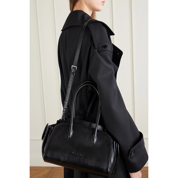 튤립 텍스처 가죽 숄더백 46376663162975063