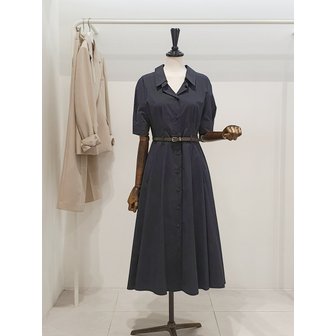 ZOOC [파주점] 쥬크 주크 오픈카라 벨티드 원피스 V262MSE938