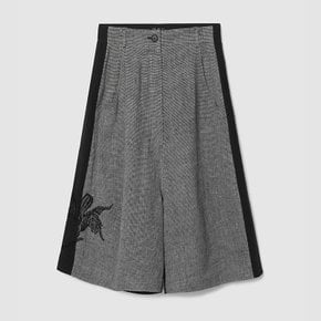 엠브로이더리 버뮤다 팬츠 블랙 YW2506366