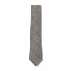 [imported fabric] brown micro check tie_CAAIX24004BRX