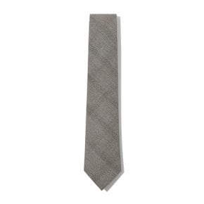 [imported fabric] brown micro check tie_CAAIX24004BRX