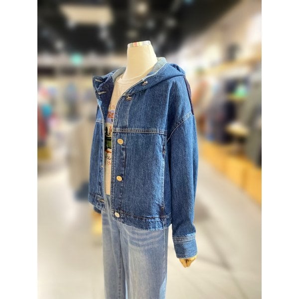 [여주점] 강아지 니트 후드 데님 점퍼 (BAJPA2611)