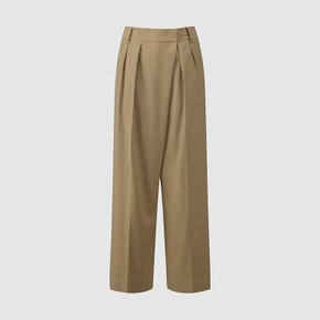 여성 썸머 울 랩팬츠 BEIGE