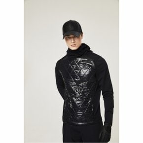 [DEUX] MUSCLE FIT QUILTED HOODIE(Black)_NMTBW24902BKX