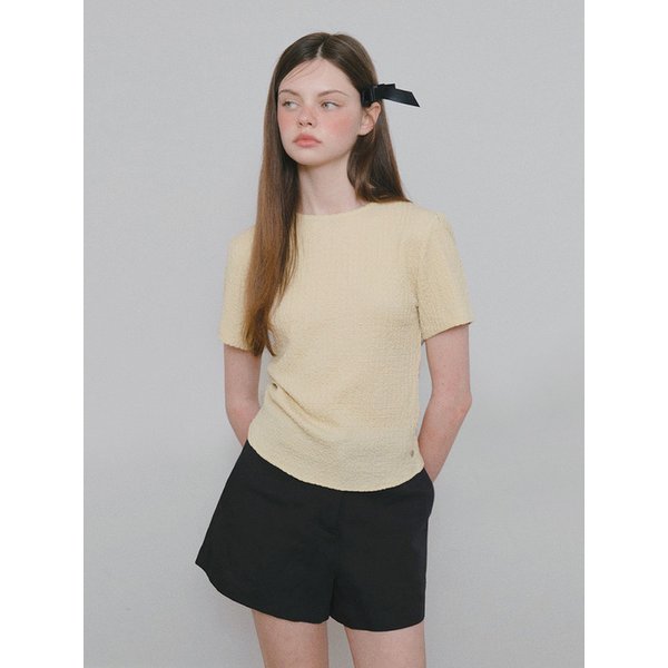 크링클 소프트 블라우스_Lemonade