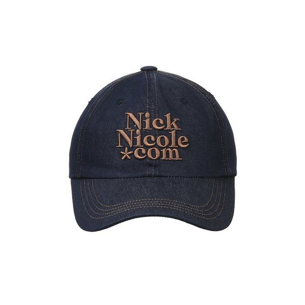 NN DOTCOM SIGNATURE BALL CAP_DENIM BROWN