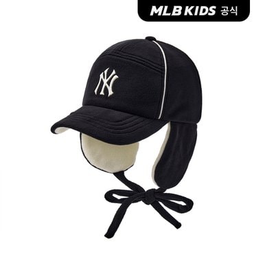 MLB키즈 (공식)24FW고프코어 플리스 귀달이 캡 7AWMR0146-50BKS