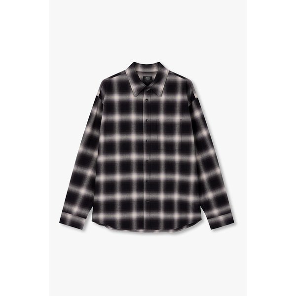 [2차 리오더, MEN] 오버핏 그라데이션 체크 셔츠 9155421213299