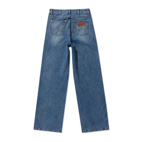 (W) STRAIGHT FIT Washing Denim Pants Indigo Medium