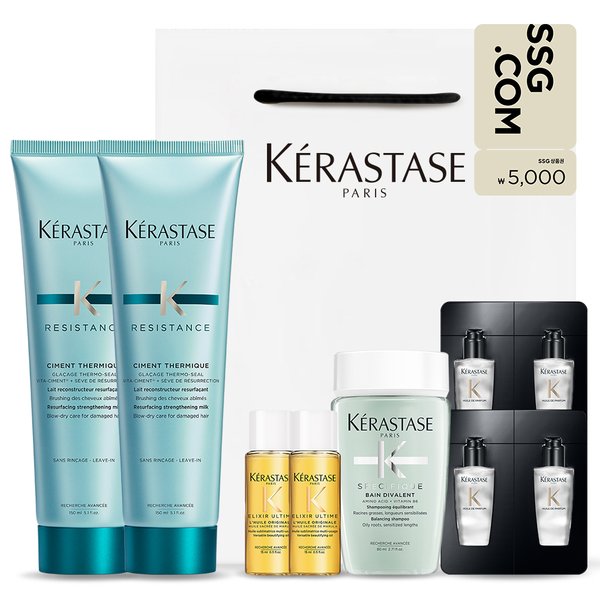 [SSG상품권5천원][12월/단독] 듀오 세트 시몽 테르미크 열보호 리브인 트리트먼트 150ml