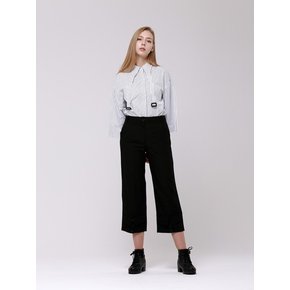 WunderGeist Shirts Collar Detail Crop Wide Pants