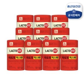 락토핏 맥스19 유산균 20개월분 (10통)