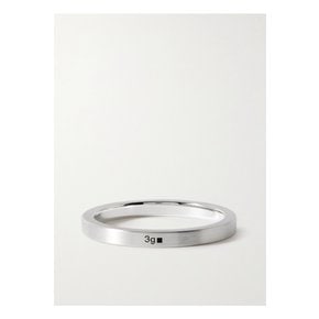 Le 3 Brushed Sterling Silver Ring 실버