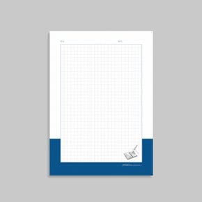 A5 Note pad – signature 100 (grid)