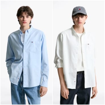 타미진스 남성 릴랙스 옥스포드 쿨맥스 셔츠 T32F0WSH01TMT2 TOMMY JEANS