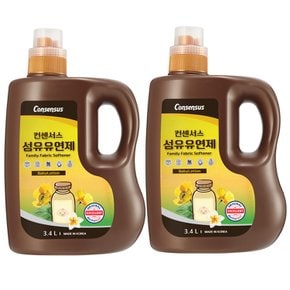 (5가지향)컨센서스 표준형 순한 섬유유연제 3.4L x2개