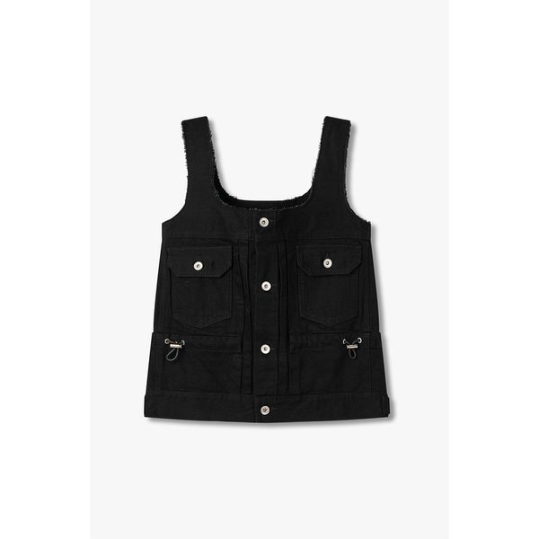 여성 스토퍼 스트링 데님 탱크탑 6415320508000