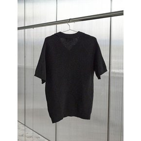 Waffle Half Knit_Black