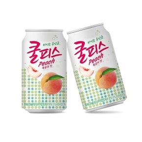 맛있는 동원 쿨피스 복숭아맛 주스 음료 350ml x 24CAN