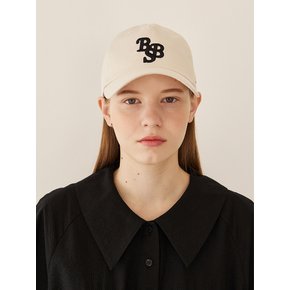 23SS BSB logo ball cap_cream