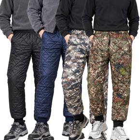 국산 빅사이즈 겨울 군인 군대 작업복바지 누빔 깔깔이 바지