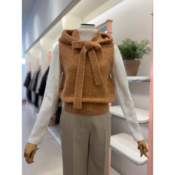 [여주점] 여성 니트후드 머플러( ITOBAHT700)