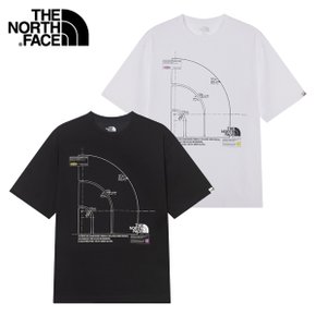 [노스페이스 화이트라벨]25SS 돔 로고 반팔 라운드티 NT7UR11
