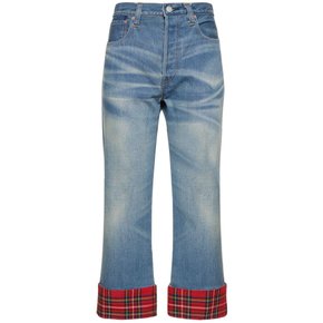 [해외배송] 23 S/S JUNYA WATANABE LEVIS 데님 울 블렌드 와이드 진 B0060335821