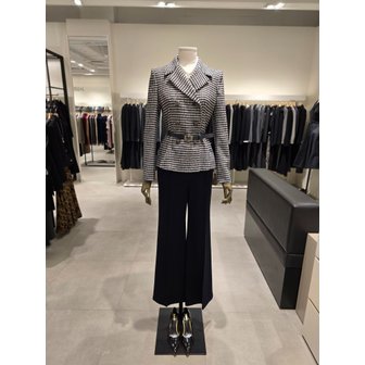 지고트 [파주점] 세트 울 하운드투스 체크 자켓 + 세미 부츠컷 팬츠 JRBA0JK741,JPBA0SL192