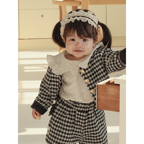 쪼꼬미의 첫 트위드자켓 - 유아 아우터