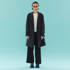 Loose Fit Half Trench_D/GREY