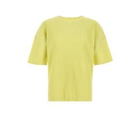 26SS 옴므 플리세 이세이 미야케 반팔 티셔츠 HP66JK053 53 ZUCCHINIYELLOW