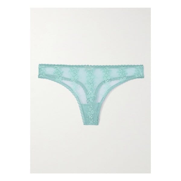 에레스 플뢰르 뒤 셀 레삭 자수 스트레치 튤 탱 1647597350424477